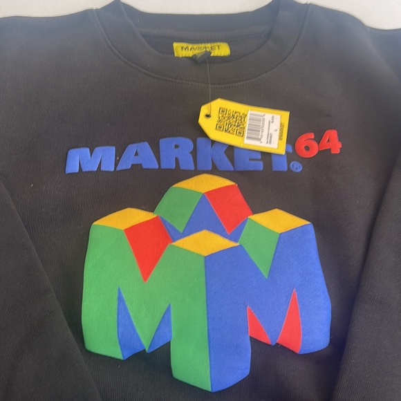 Brand New MARKET M64 CREWNECK BLACK - Picture 3 of 6